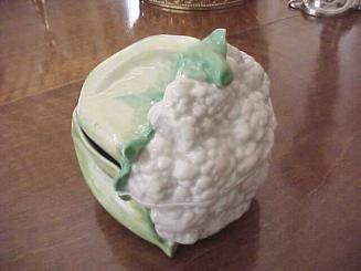 Tureen in Form of a Cauliflower with Cover