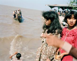 On the Breakwater at Kenceran Beach, Surabaya, Idul Fitri