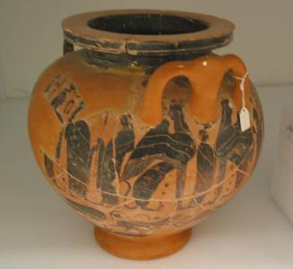 Wedding Vessel, Lebes Gamikos, with Winged Sphinxes