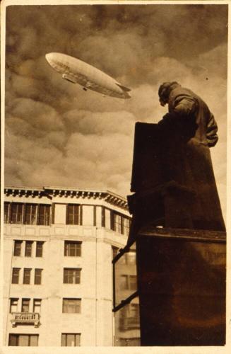 The Airship SSSR-B6 over Moscow