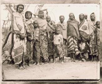 Gabbra Matriarch with Women and Children, Ethiopian Refugee Camp, Walda, Kenya