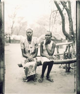 Rachel and Ochol, Family section, Sudanese Refugee Camp, Lokichoggio, Kenya