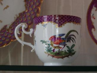 Cup, part of cup and saucer