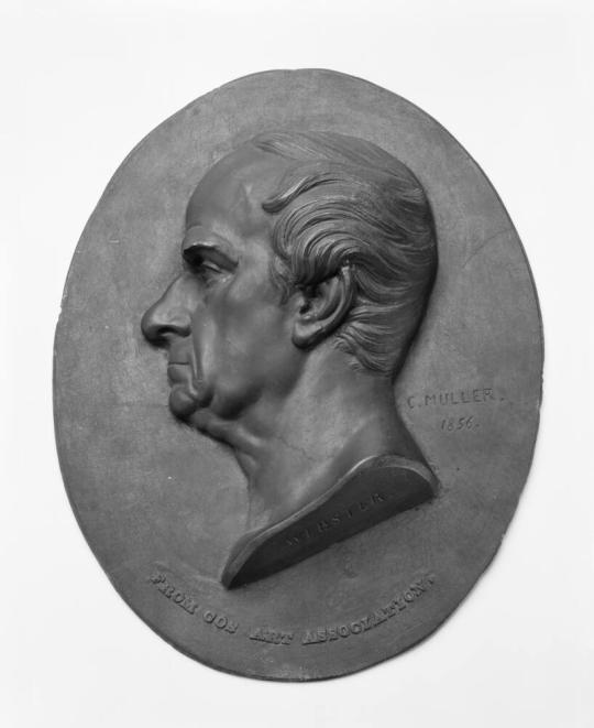 Portrait Plaque of Daniel Webster