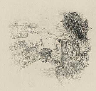 Untitled (Country Scene), Illustration for "Dingo" by Octave Mirabeau