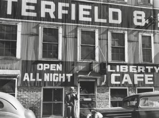 Satterfield Tobacco Warehouse, All Night Cafe.  Durham, North Carolina