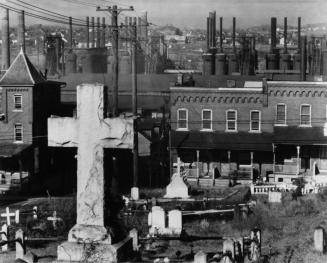 Graveyard, Houses and Steel Mill, Bethlehem, Pennsylvania