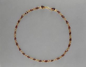 Necklace with African Head Clasps