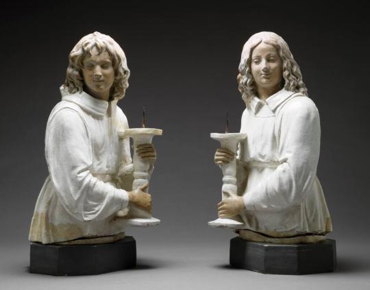 Angels Bearing Candelabrums