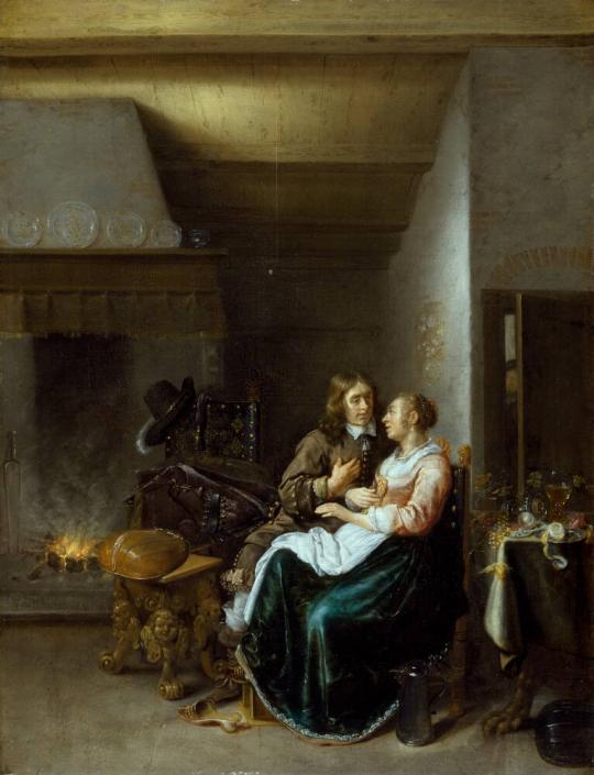 A Couple in an Interior