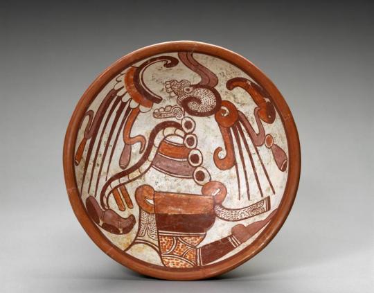 Bowl with Skeletal Figure