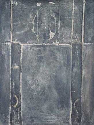 Grey Relief with Oval