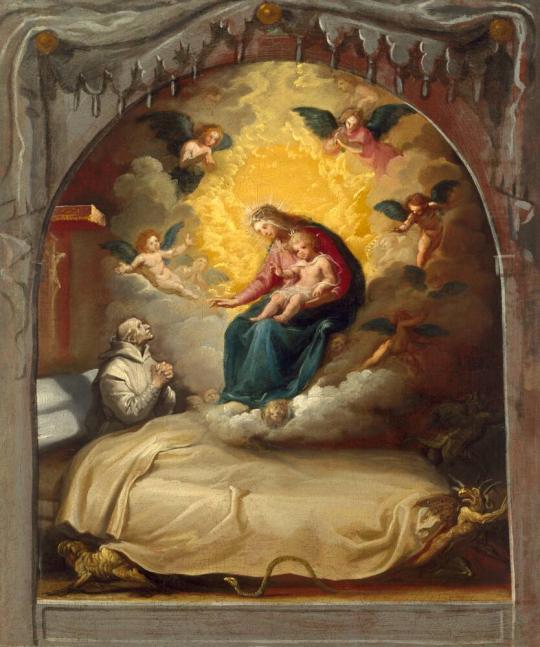 The Apparition of the Virgin to the Dying Pedro Faverio