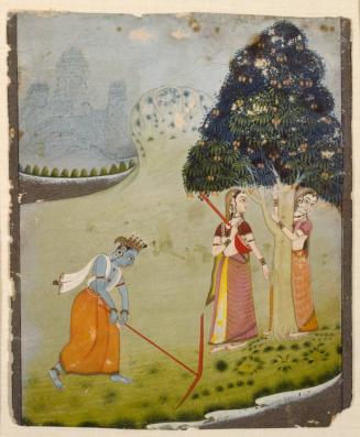 Balaram Drawing Water for Krishna