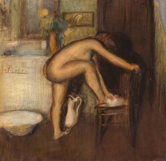 Woman Drying Herself