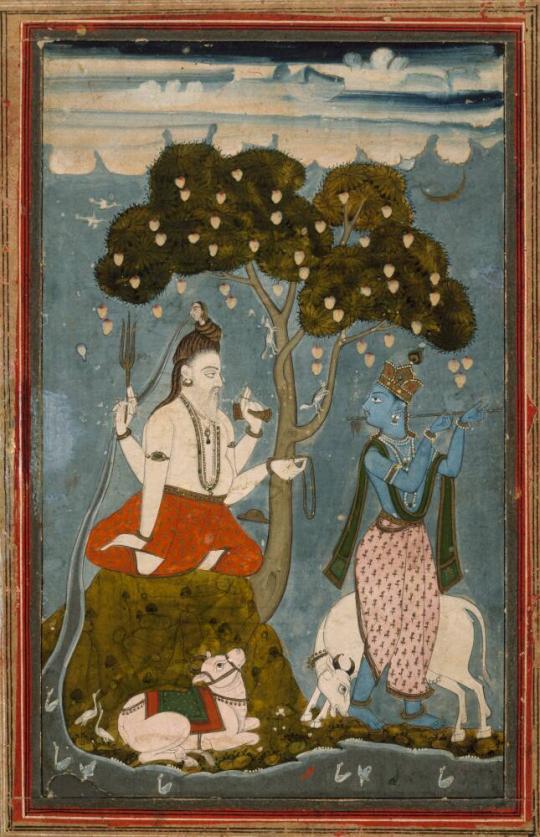 Shiva and Krishna