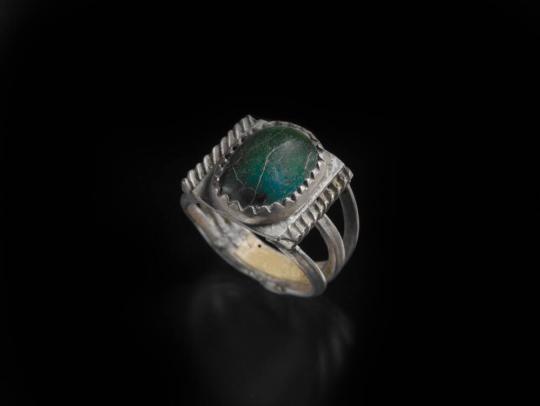 Ring with Turquoise Setting