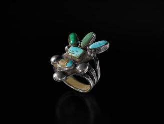 Ring with Turquoise Settings