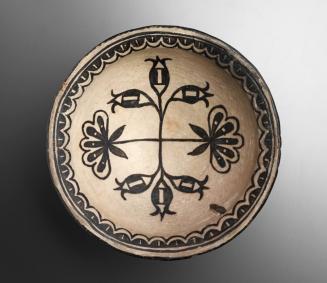 "Chili" Bowl with Flower Designs