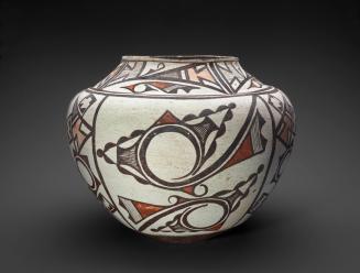 Jar (Olla) with Geometric and Abstract Designs