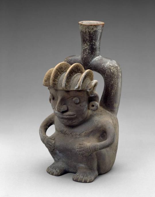 Vessel with a Seated Man