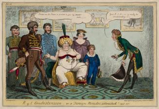 Royal Condescension or, A Foreign Minister Astonished! - April 1817 -