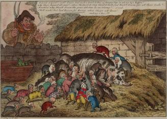 More Pigs than Teats, or—the new Litter of hungry grunters, sucking John Bull's-old-sow to death