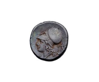 Stater with Athena & figure on Reverse and Pegasus on Obverse