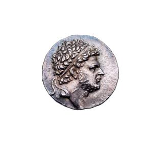 Tetradrachm of Perseus with King's Head on Obverse and Eagle on thunderbolt in Wreath on Reverse