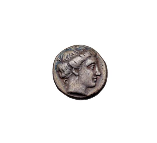 Tetrobol with Nymph on Obverse and Bucranium on Reverse