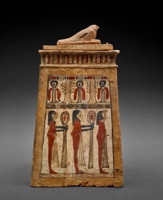 Shawabti Chest with Lid and Falcon