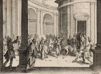 Jesus chased from the Temple with Stones (Jésus Poursuivi du Temple a Coups de Pierres)