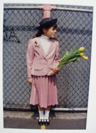 Girl with Tulips, Easter Sunday, New York City