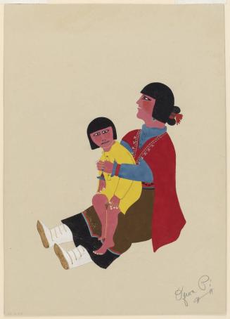 Untitled (Pueblo Woman Holding Child)