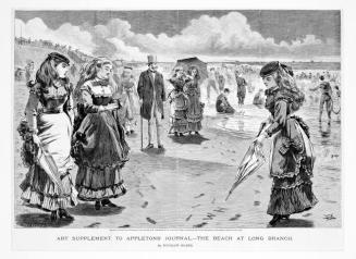 "Art Supplement to Appletons' Journal--The Beach at Long Branch"