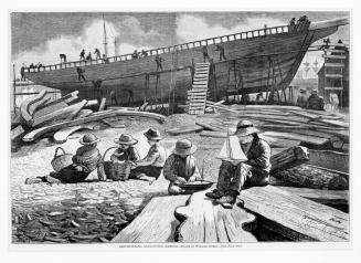 "Ship-Building, Gloucester Harbor--"