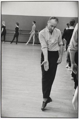 George Balanchine teaching at the School of American Ballet, New York