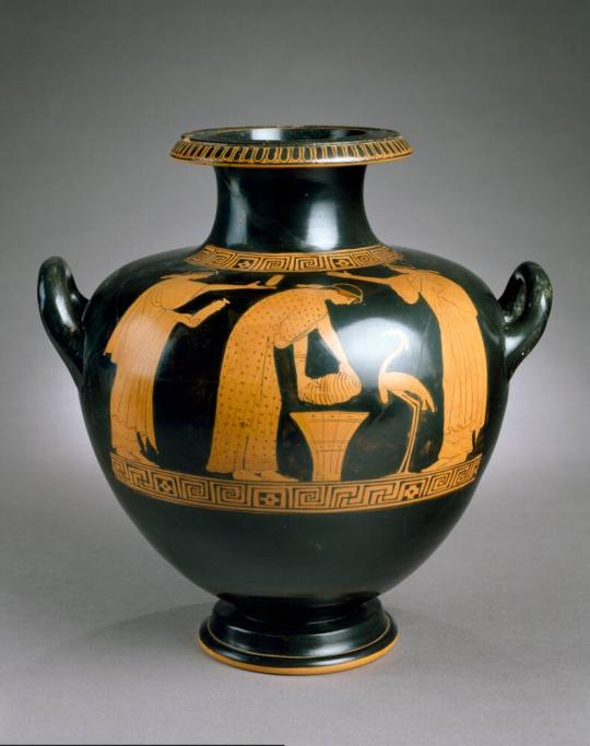 Hydria (Water Jar) with Domestic Scene