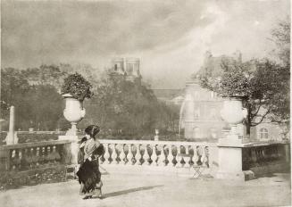 Woman in Luxembourg Gardens