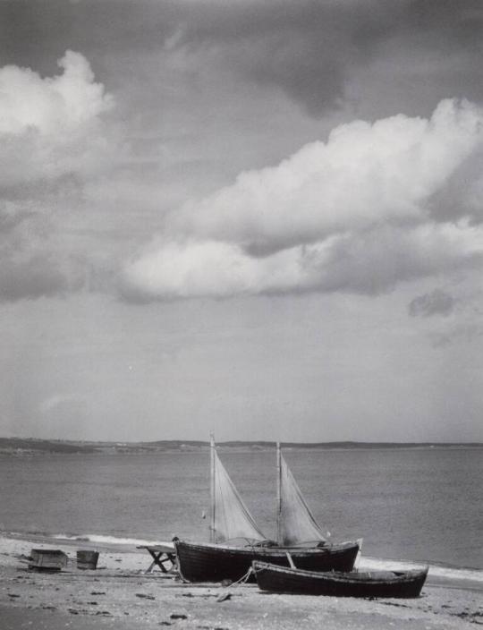 Boats on Shore, Perce Beach, Gaspe