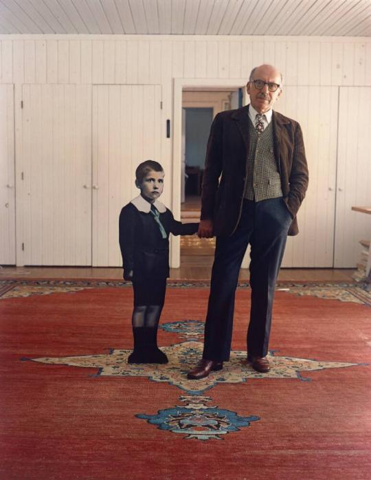 Saul Steinberg with Himself as a Little Boy