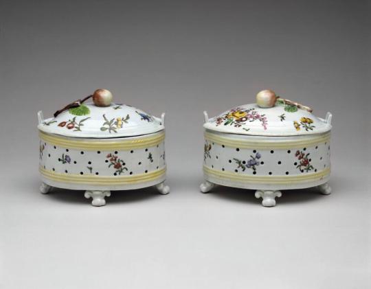 Pair of Covered Butter Coolers