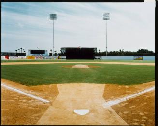 Photo: Yogi Berra stands at home plate at Yankee Stadium - NYP20150924101 