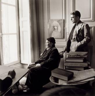 Self-portrait with Gertrude Stein