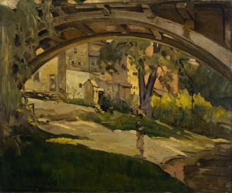 Girl under Arched Bridge