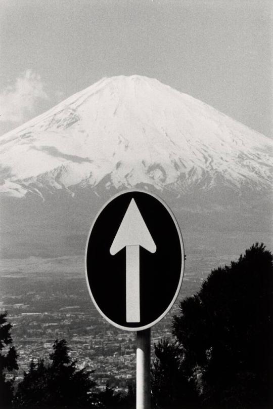 Mt. Fuji & Sign, Mt. Fuji, Japan