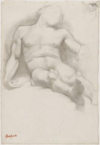 Étude — Homme nu couché (Study of a Reclining Male Nude)