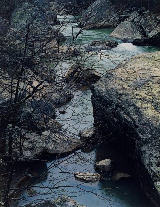 Boulder arrangements, Red River Gorge, Kentucky