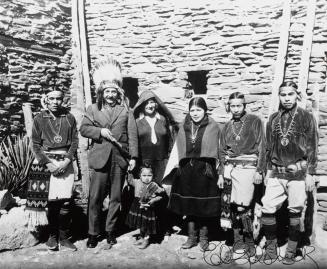 [Dr. and Mrs. Albert Einstein at Hopi House, Grand Canyon, Arizona]