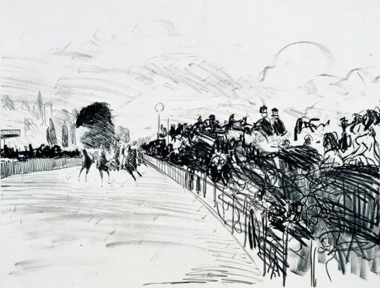 Les Courses (The Races at Longchamps)